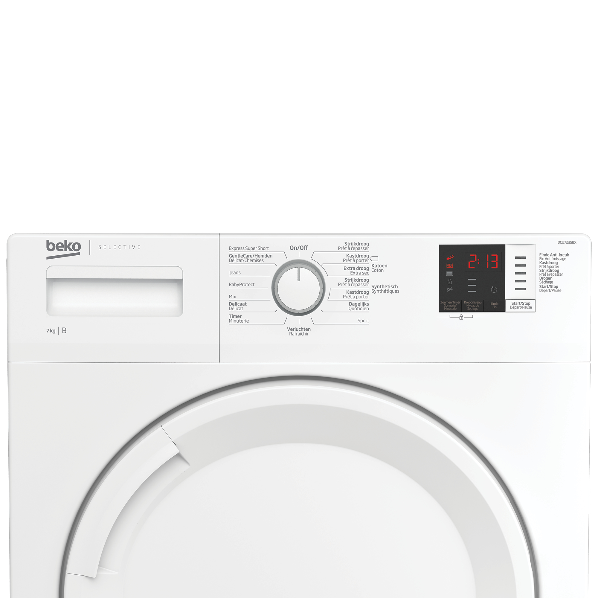 Beko DCU7235BX tumble dryer Freestanding Front-load – image 4