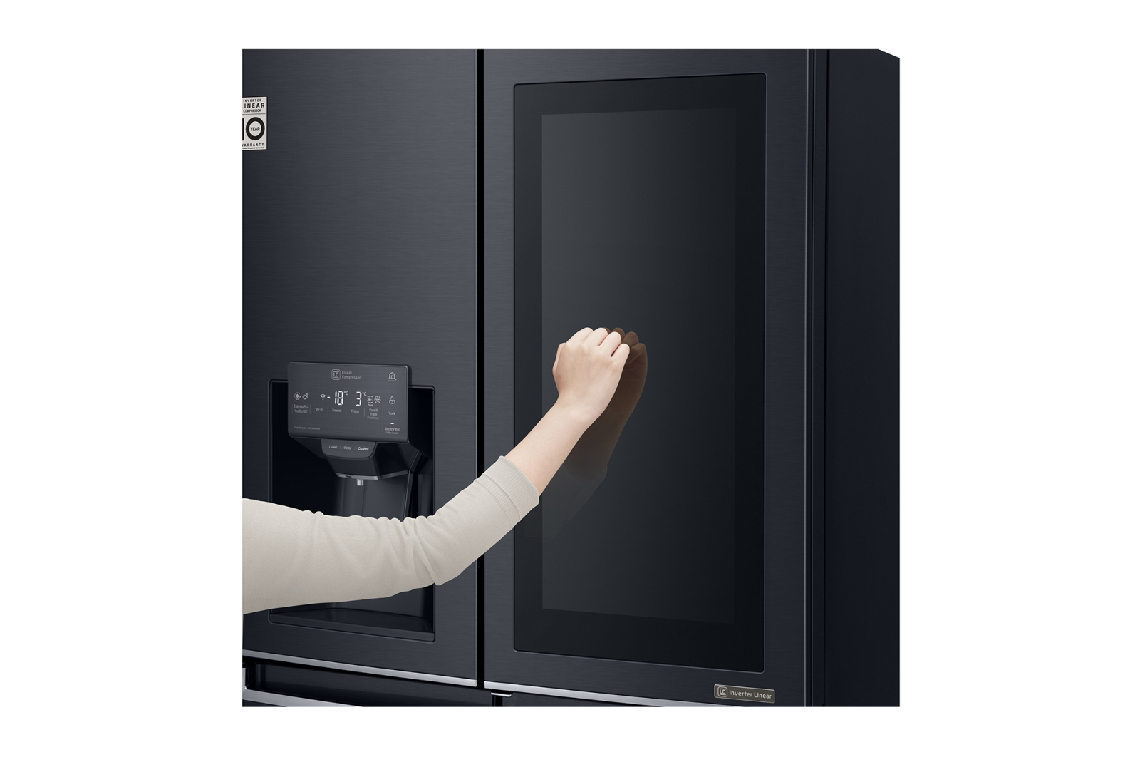 LG GMK9331MT side-by-side refrigerator Freestanding – image 3