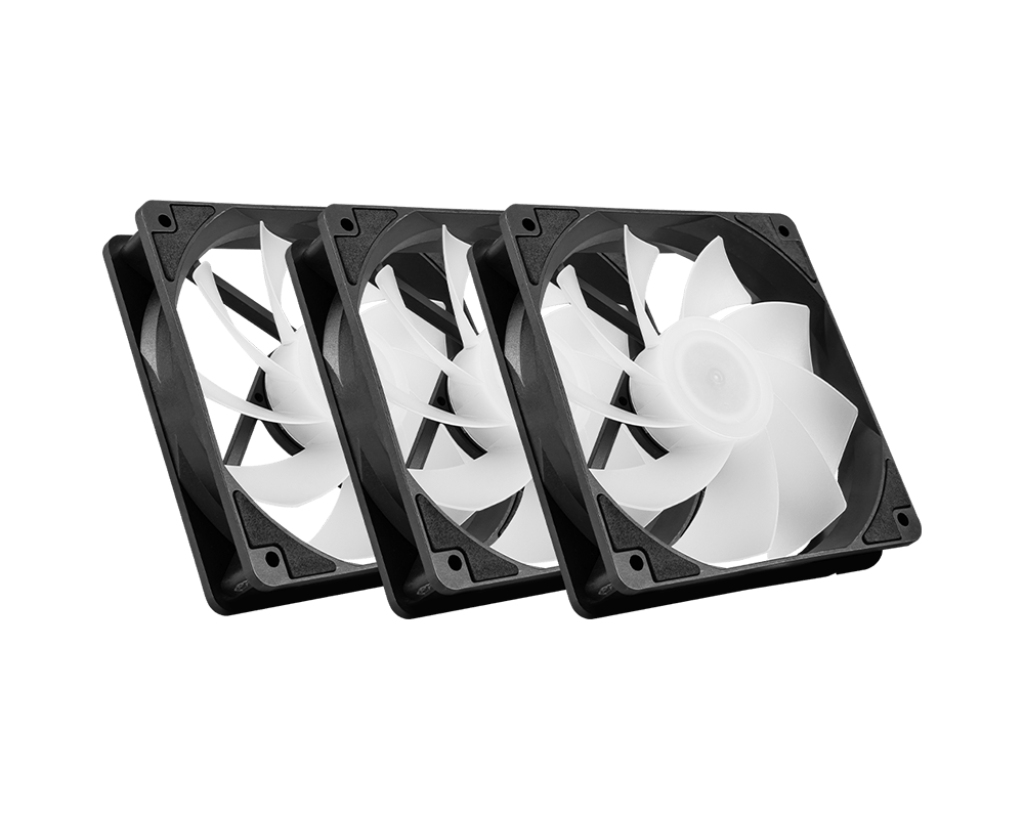 MSI MAG F120 ARGB x3 Computer case Fan 12 cm Black 3 pc(s)