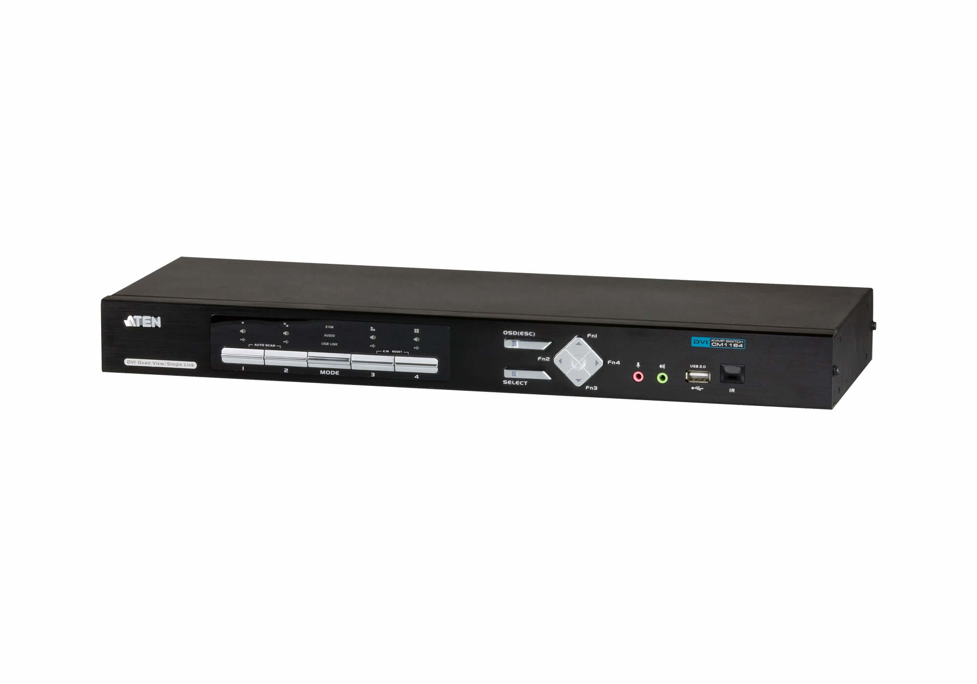 ATEN CM1164-AT-G KVM switch Black – image 1