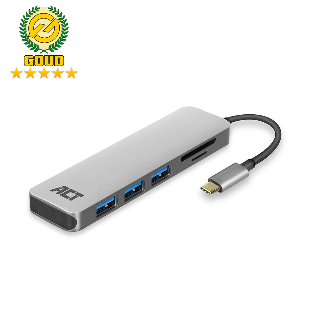 ACT AC7051 USB-C Hub 3 port and cardreader – image 3
