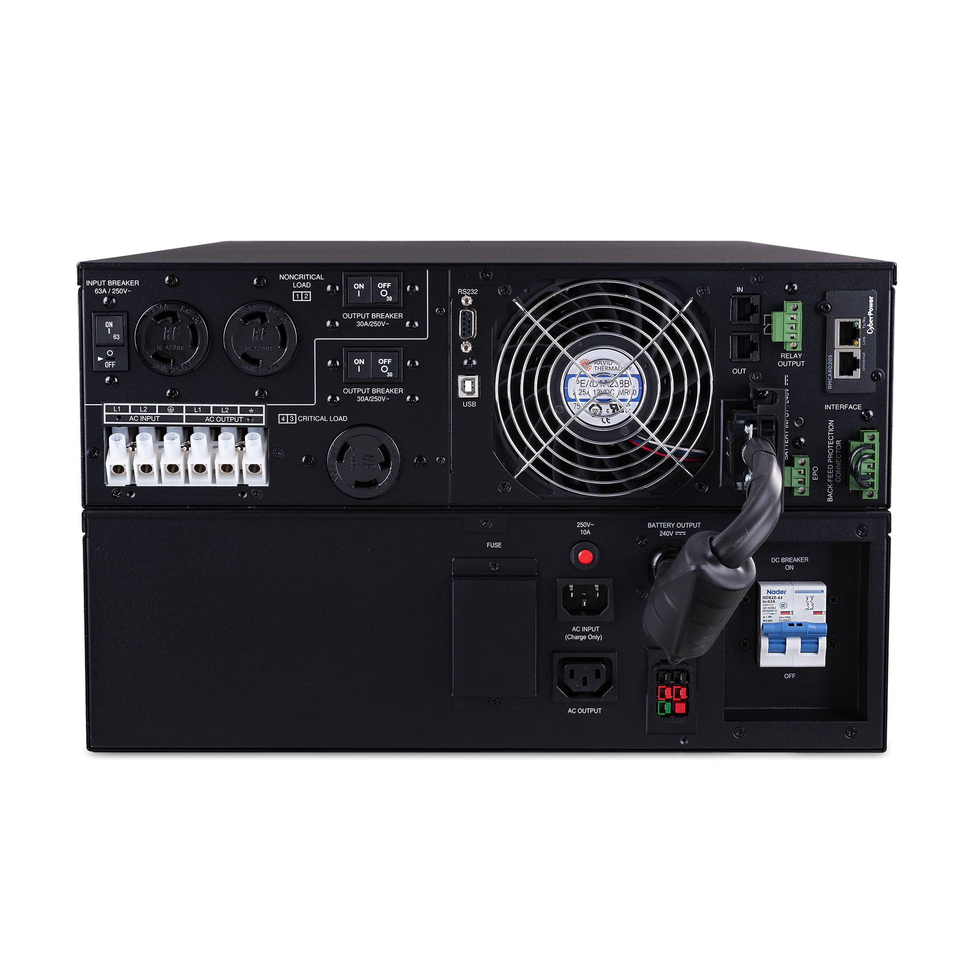 CyberPower OL8KRT uninterruptible power supply (UPS) Double-conversion (Online) 8 kVA – image 4