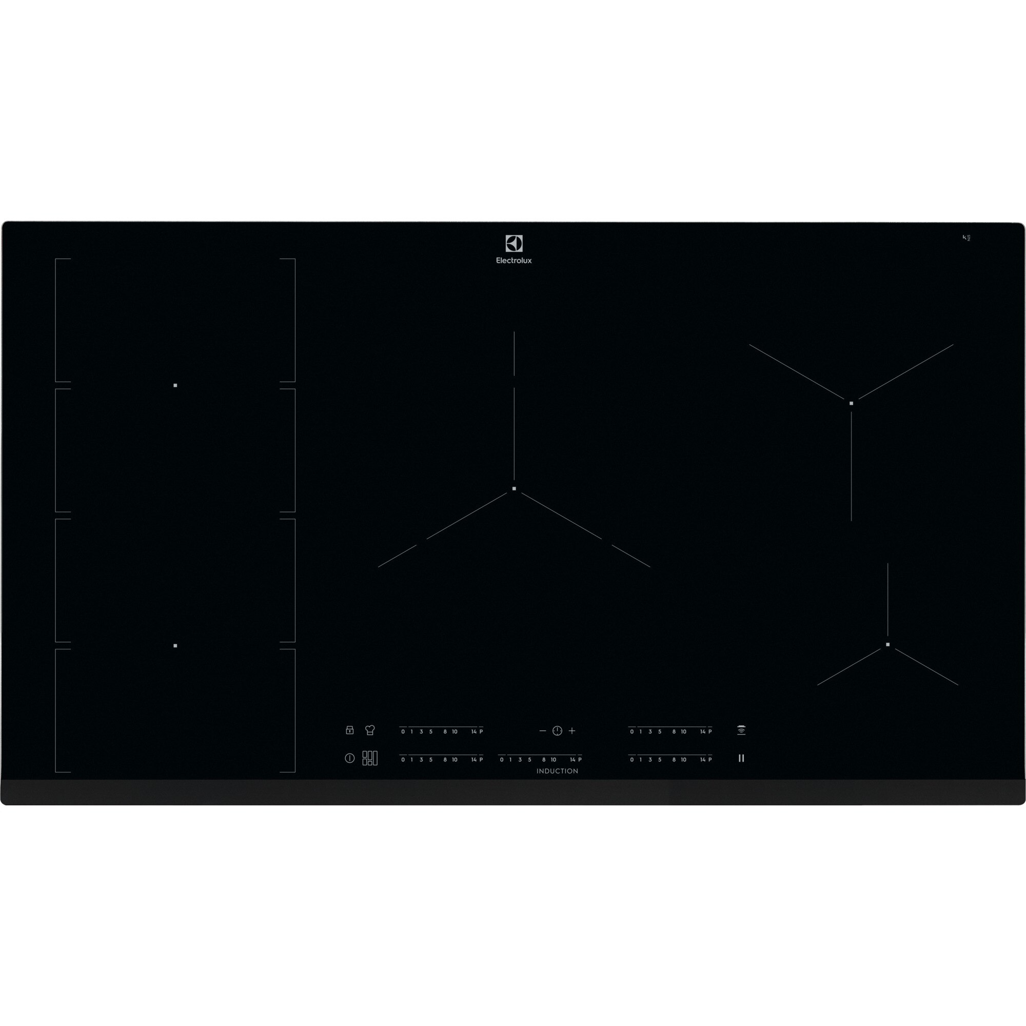 Electrolux EIV955 hob Black Built-in