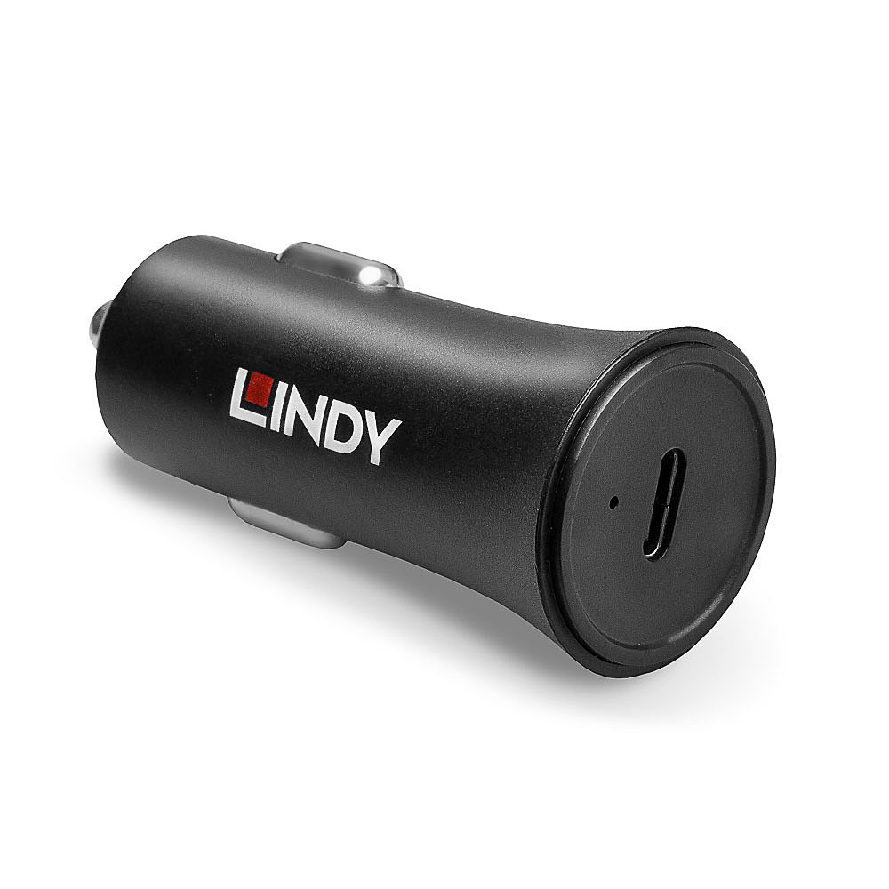 Lindy Single Port USB Type C PD Car Charger