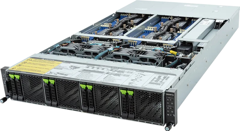 GIGABYTE H263-S63-LAN1 Intel C741 LGA 4677 (Socket E) Rack (2U) Black, Steel – image 2