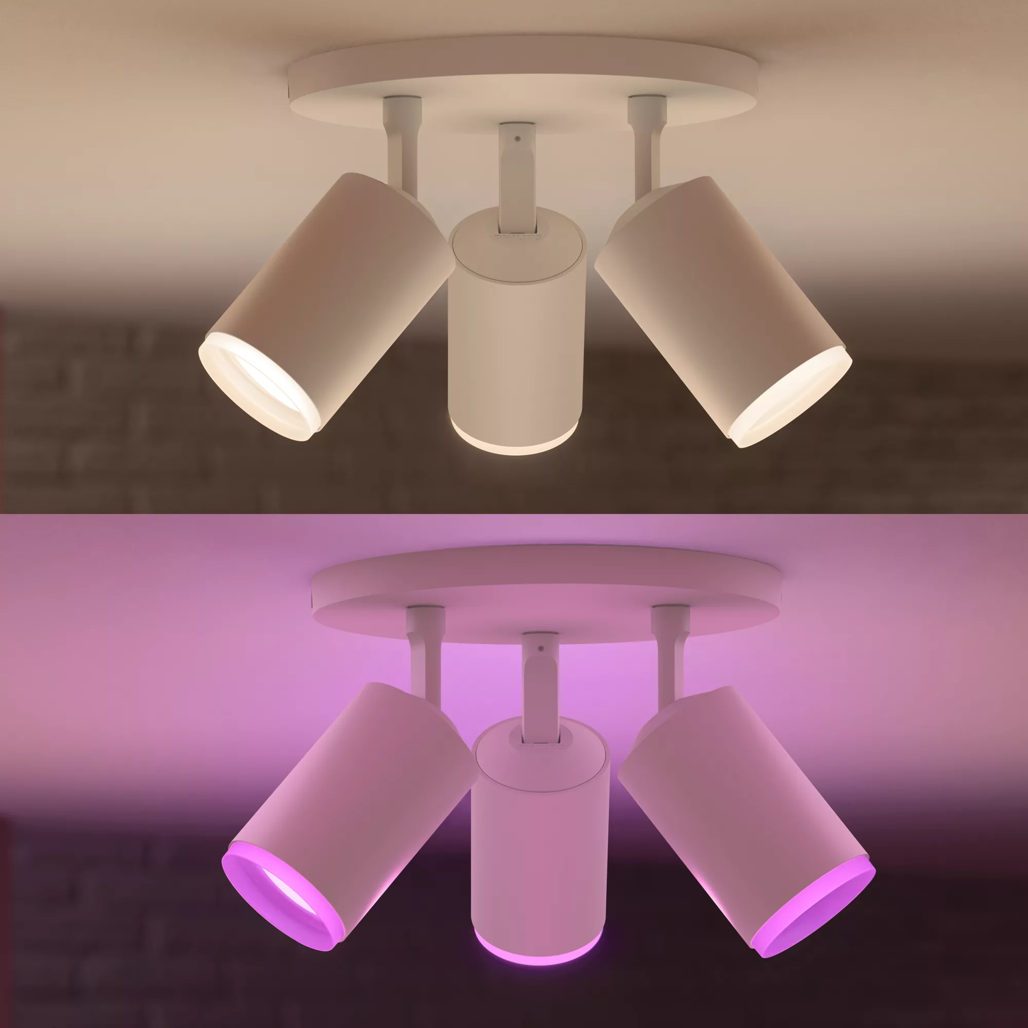 Philips by Signify Philips Hue White and colour ambience Fugato triple spotlight – image 4