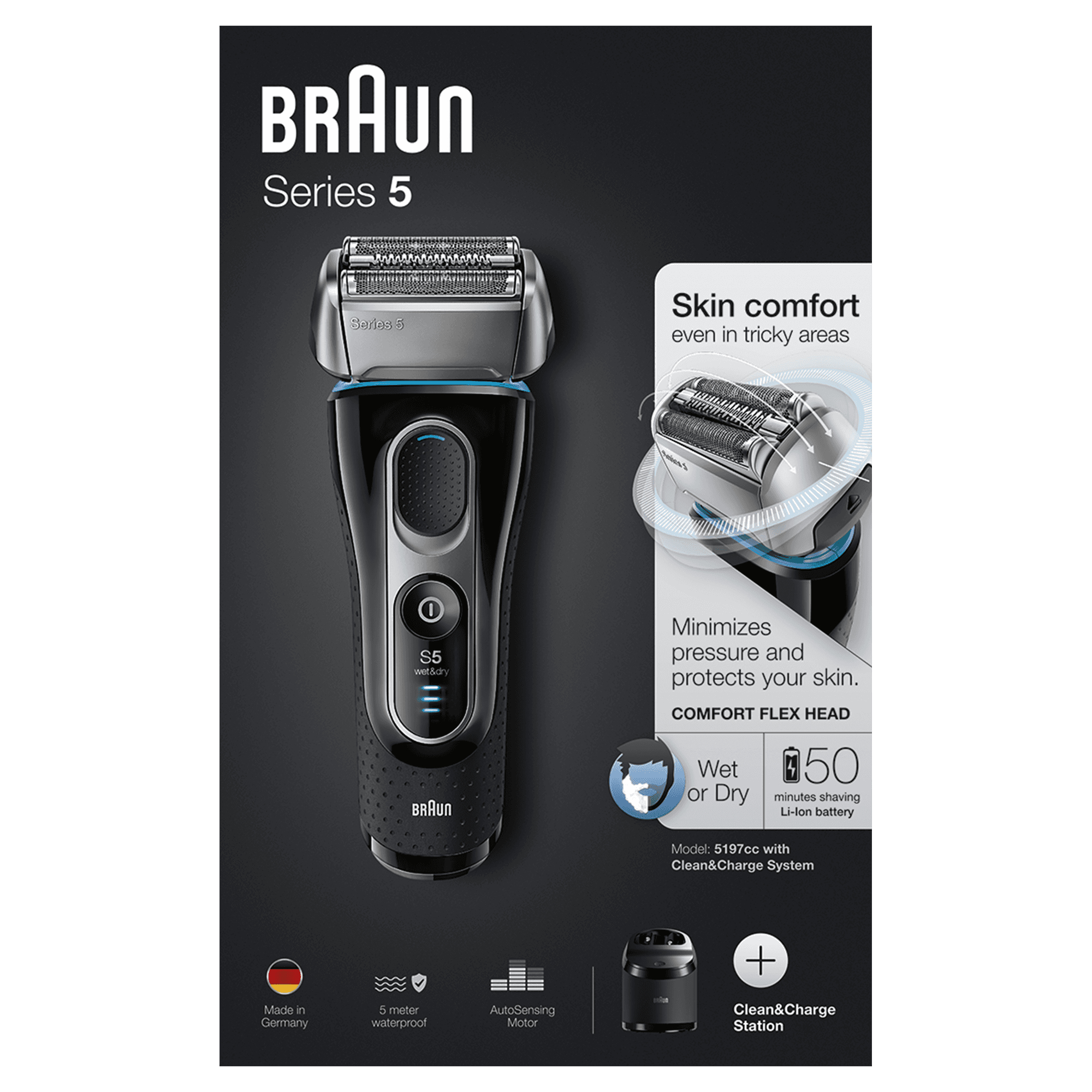 Braun 81621920 men's shaver Foil shaver Trimmer Silver – image 3