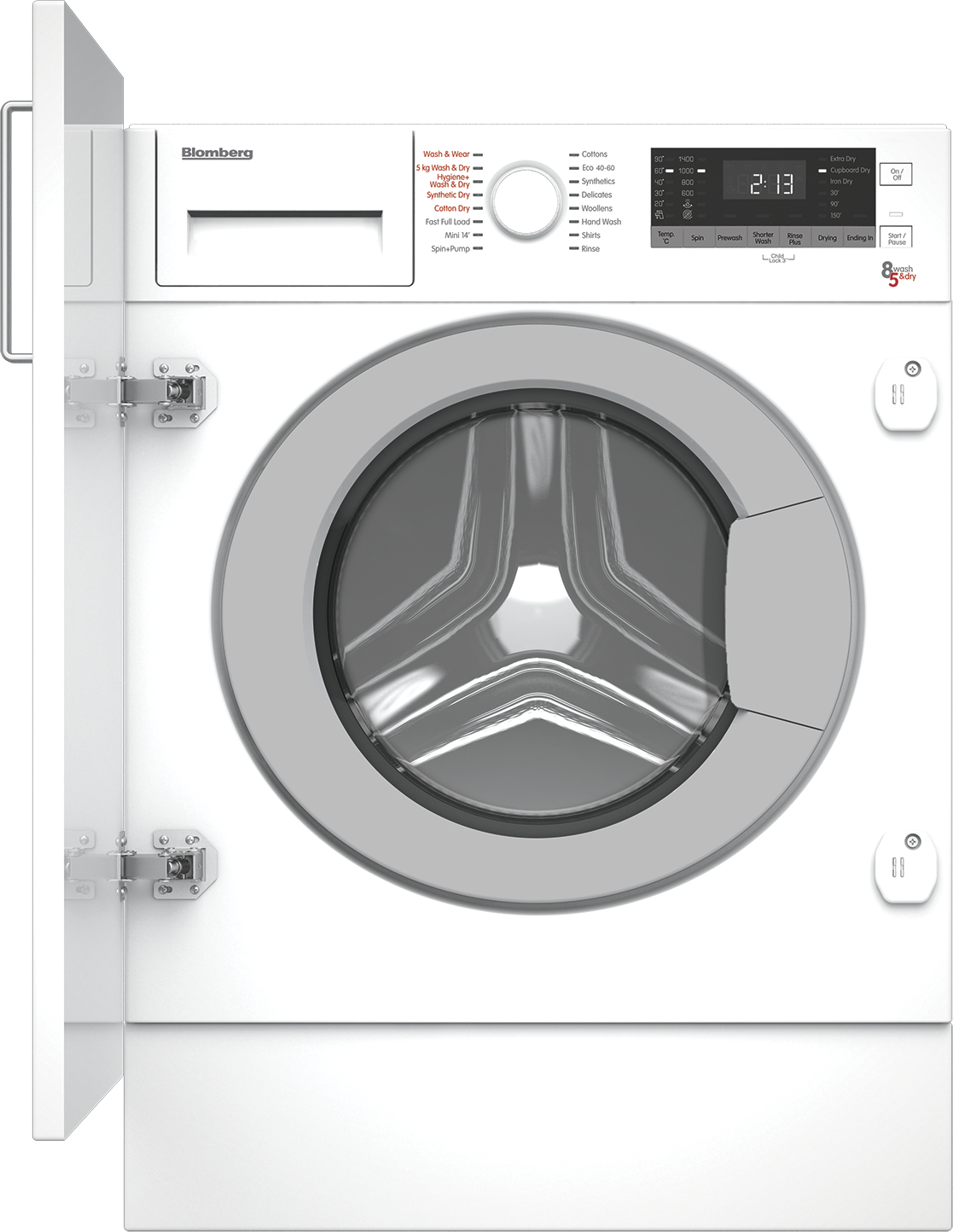 Blomberg LRI2854310 washer dryer Built-in Front-load White – image 1