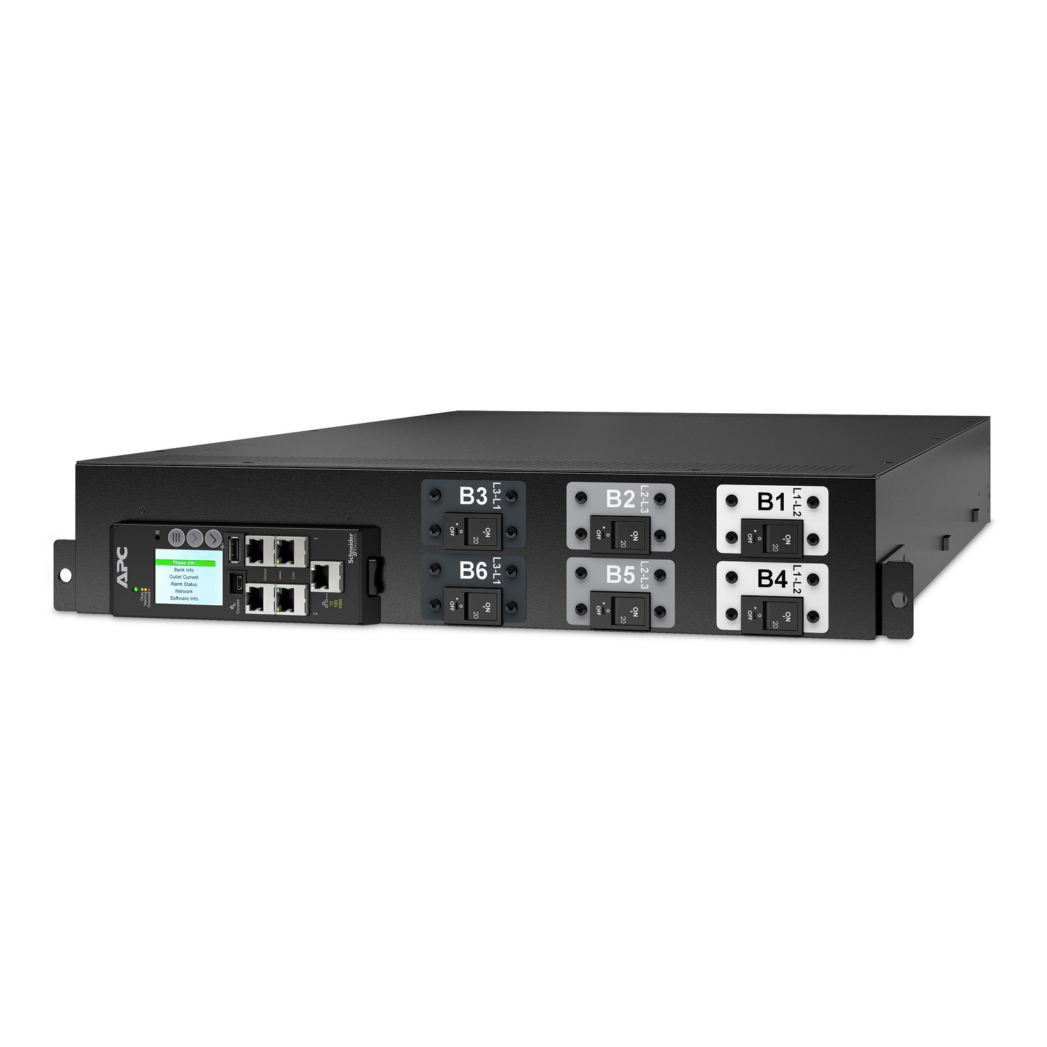 APC NetShelter Rack PDU Advanced Metered, 2U, 3 Phase, 208V, 17.3kVA 60A, 18 Outlets
