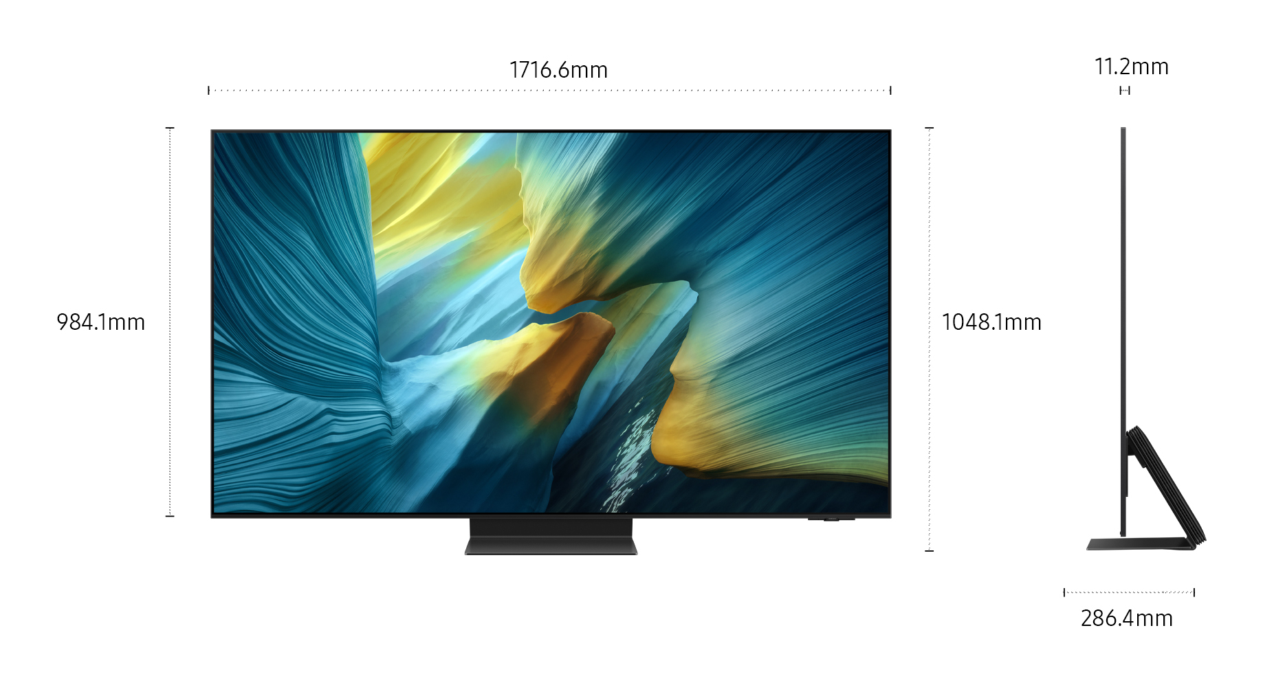 Samsung QE77S95FATXZT TV 195,6 cm (77 ) 4K Ultra HD Smart TV Wifi Noir Neuf — photo 4