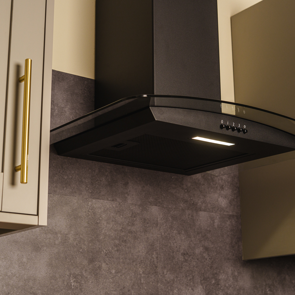 CDA SCCV60BL cooker hood Wall-mounted Black 277.9 m³/h – image 6