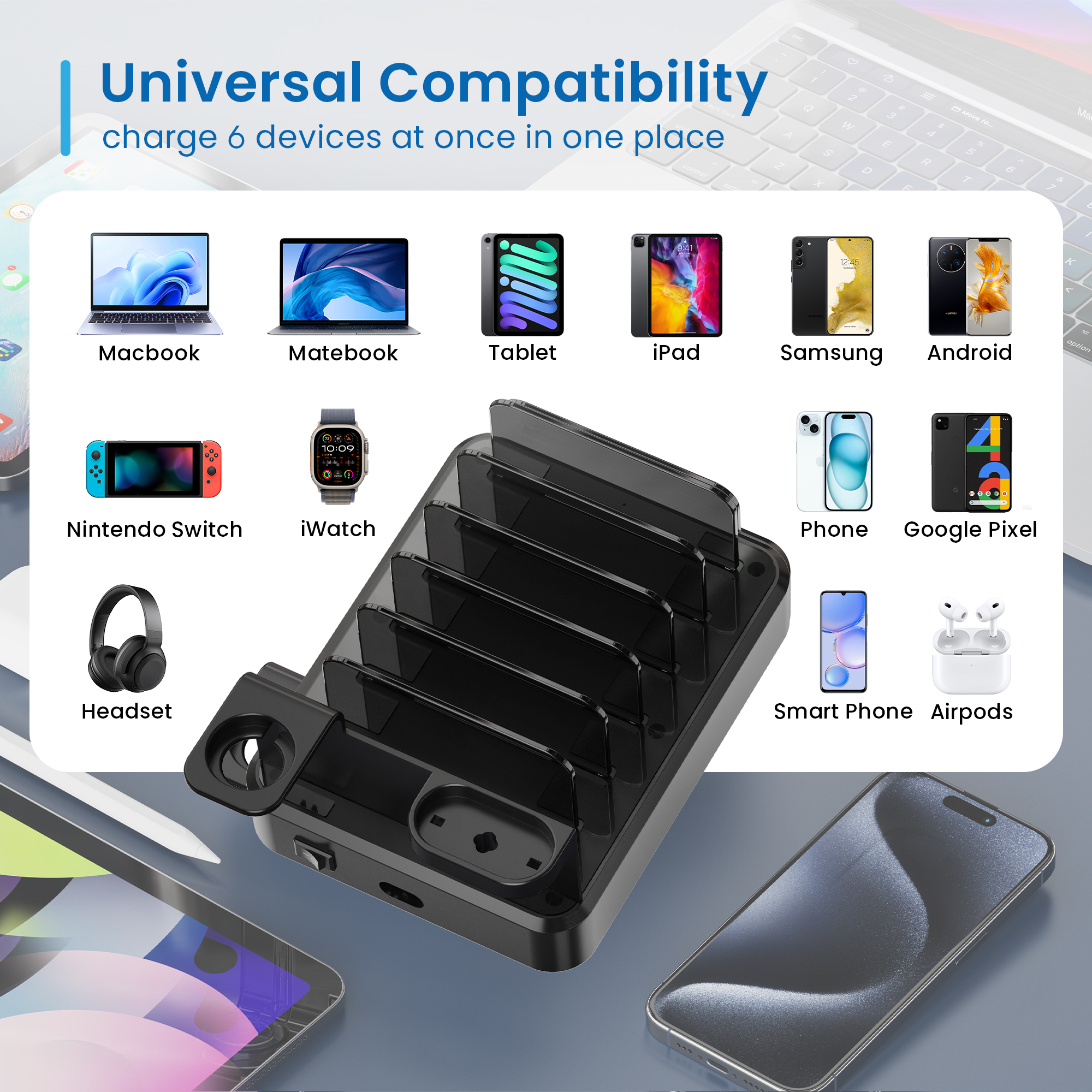 Ewent EW1335 mobile device charger Universal Black AC Fast charging Indoor – image 4