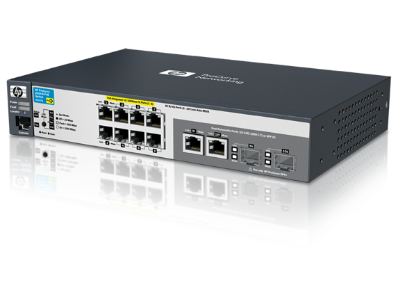 HP ProCurve 2520-8-PoE Managed L2 Fast Ethernet (10/100) Power over Ethernet (PoE) 1U Black – image 2