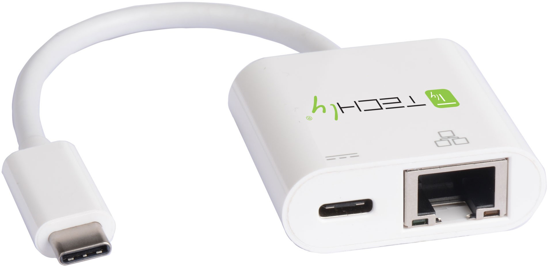 Techly IADAPUSB31ETG2 laptop dock/port replicator USB 3.2 Gen 1 (3.1 Gen 1) Type-C White