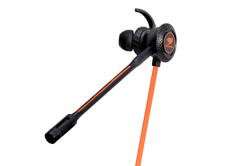 COUGAR megara Headset Wired Ear-hook, In-ear Gaming Black, Orange – image 3