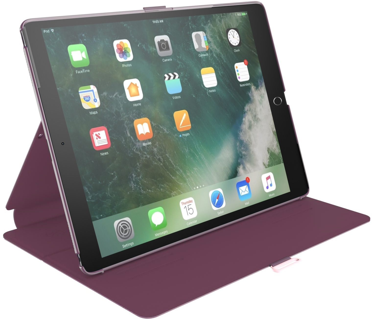 Speck Balance Folio Case iPad Air/Air 2/9.7 (2017)/9.7 (2018)/ iPad Pro 9.7 Plumberry Purple Purple – image 2