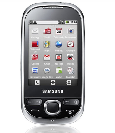 Samsung i5500 7.11 cm (2.8") Single SIM 3G 1200 mAh Black