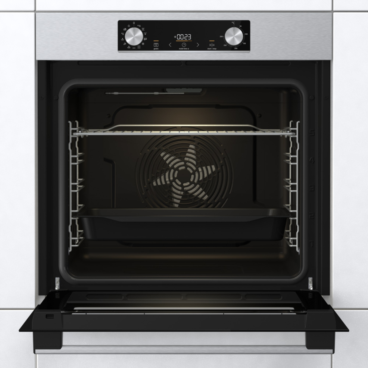 Gorenje BO6737E02X 77 L 3500 W Stainless steel – image 2
