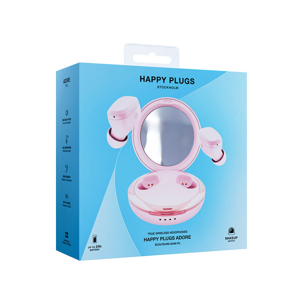 Happy Plugs Headphone Adore In-Ear Pink – image 2