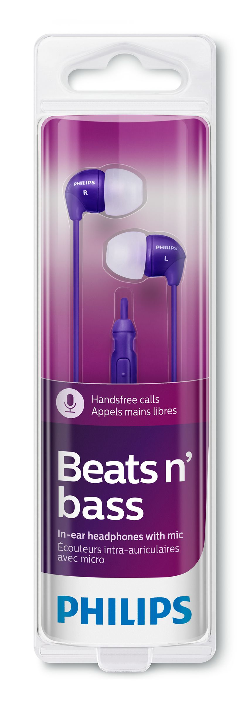 Philips SHE3595PP/28 headphones/headset Wired In-ear Calls/Music Purple – image 2