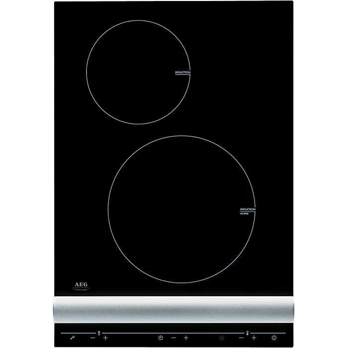 AEG FM-4803-K-AN Black Built-in Zone induction hob 2 zone(s)