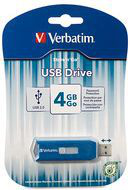 Verbatim Store 'n' Go 97648 4 GB Flash Drive - Caribbean Blue, Metalli – image 2