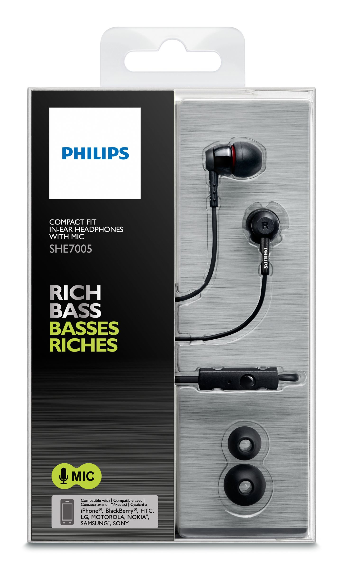 Philips Headphones with mic SHE7005/00 – image 2
