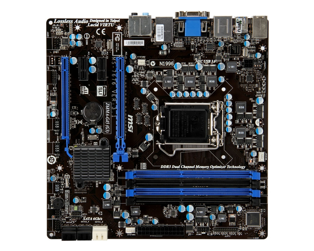 MSI Z68MA-G45 Intel Z68 LGA 1155 (Socket H2) micro ATX – image 2