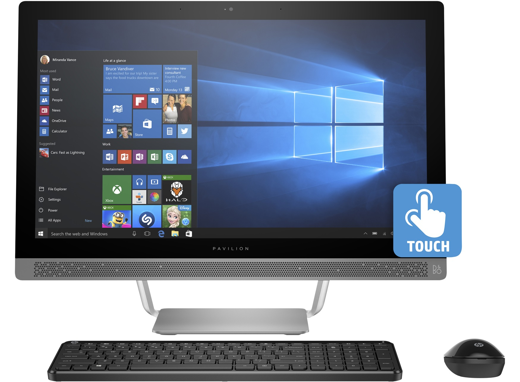 HP Pavilion 24-b010 AMD A9 A9-9410 – image 1