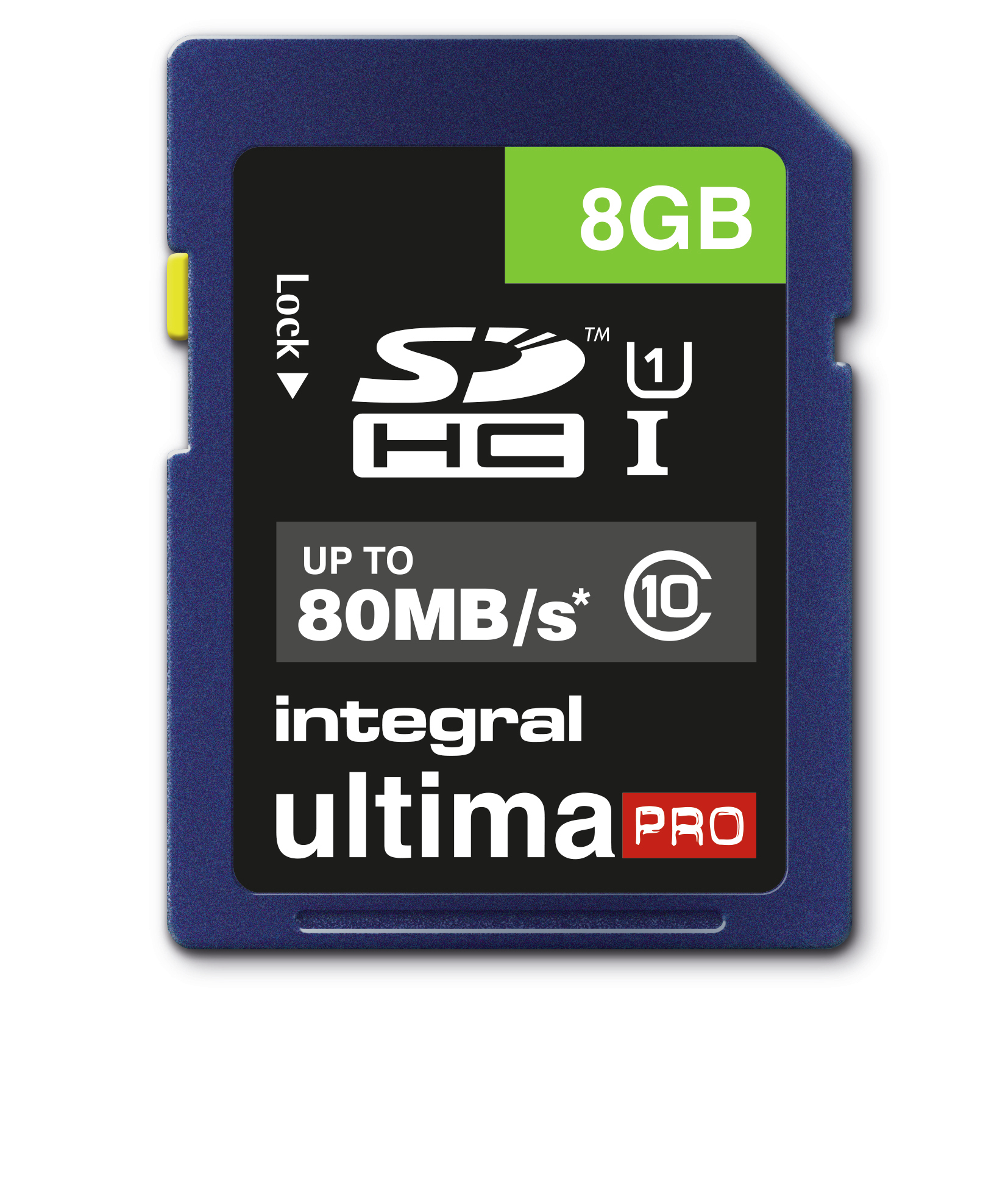 Integral 8GB SDHC MLC FLASH CL10