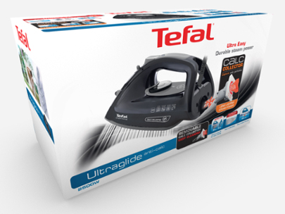 Tefal UltraGliss FV2631 iron Dry & Steam iron Durilium soleplate – image 2