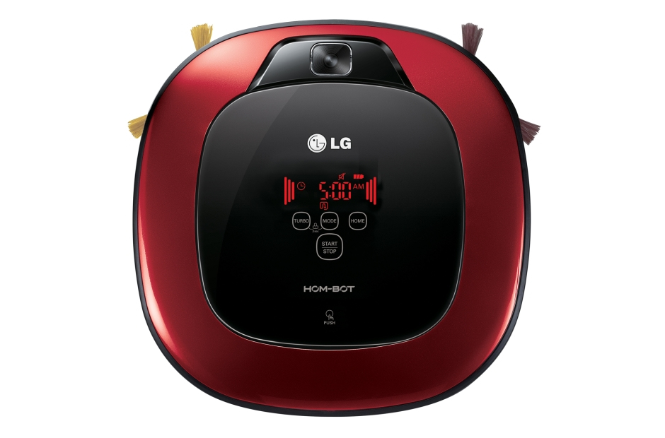 LG VR8600RB robot vacuum Black, Red
