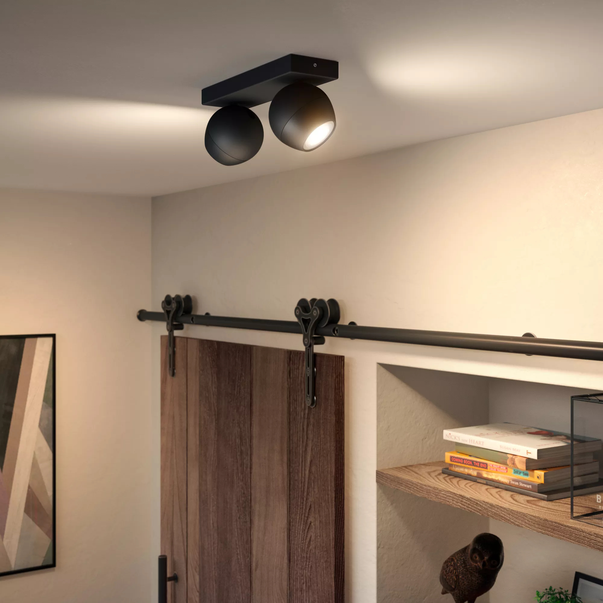 Philips by Signify Philips Hue White ambience Buckram double spotlight – image 2