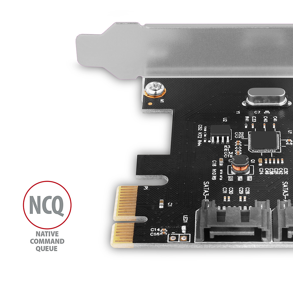 Axagon PCES-SA2N interface cards/adapter Internal SATA – image 4