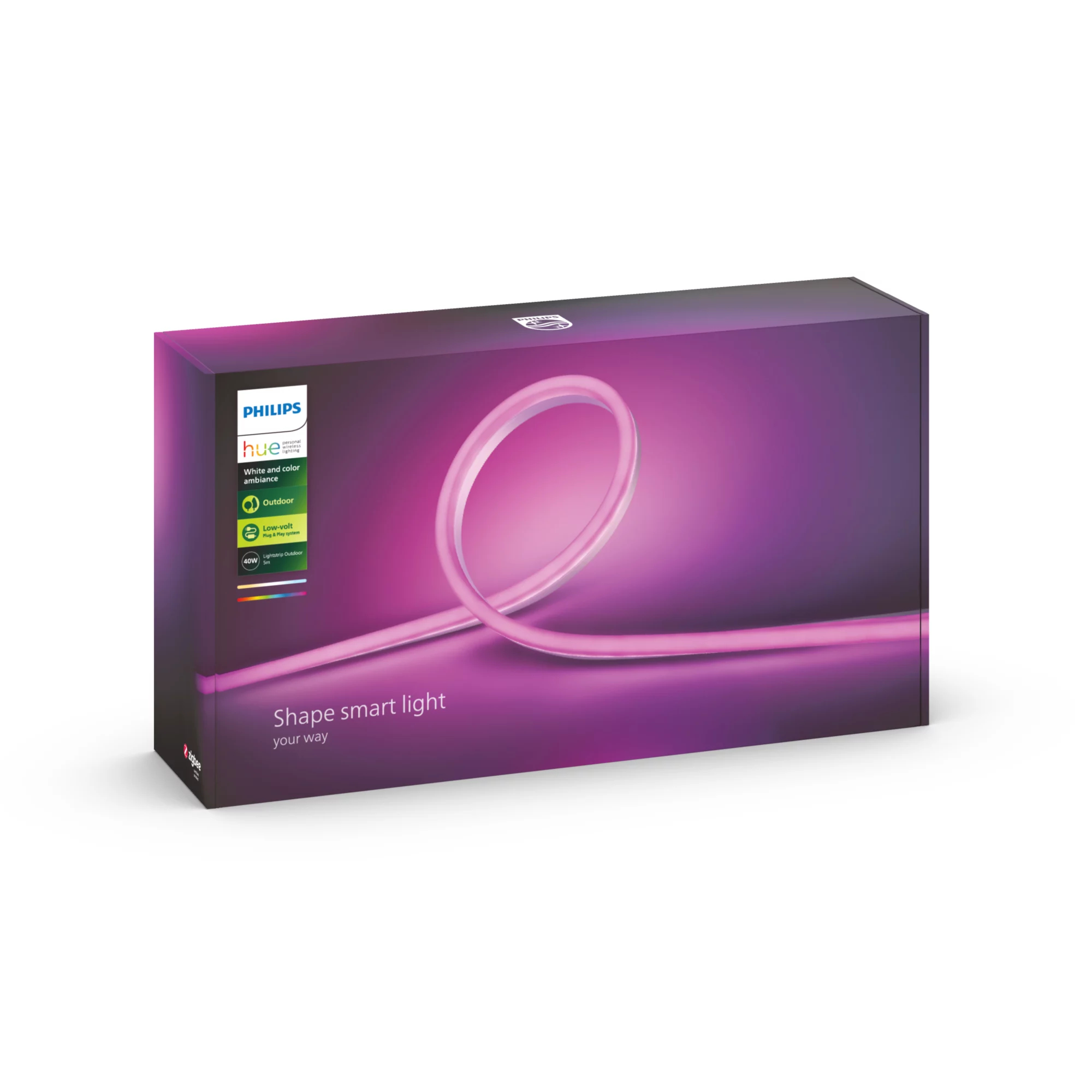 Philips by Signify Philips Hue White and colour ambience 8718699709891 smart lighting Smart strip light Bluetooth/Zigbee – image 9