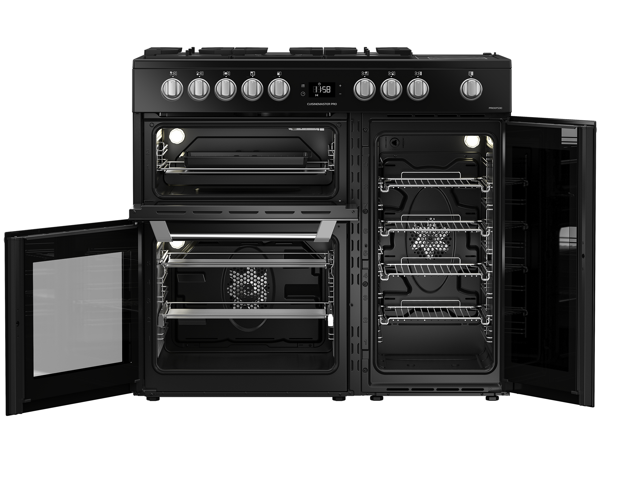 Leisure PR100F530K 100cm Dual Fuel Range Cooker with Three Ovens – image 5