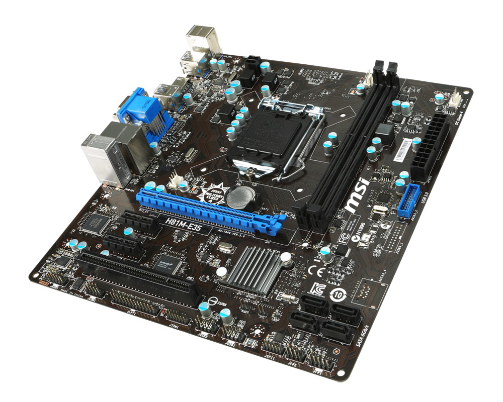 MSI H81M-E35 Intel® H81 LGA 1150 (Socket H3) micro ATX – image 2
