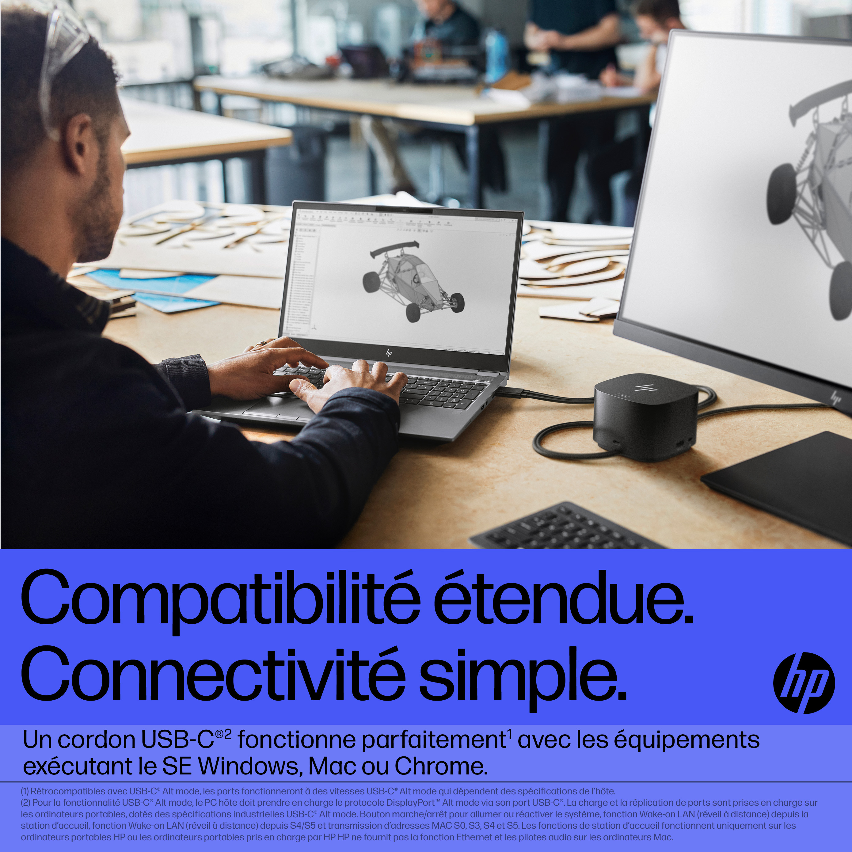 HP Thunderbolt Dock 280W G4 w/Combo Cable. Connectivity technology: Wired, Host interface: Thunderbolt 4. Product colour: 