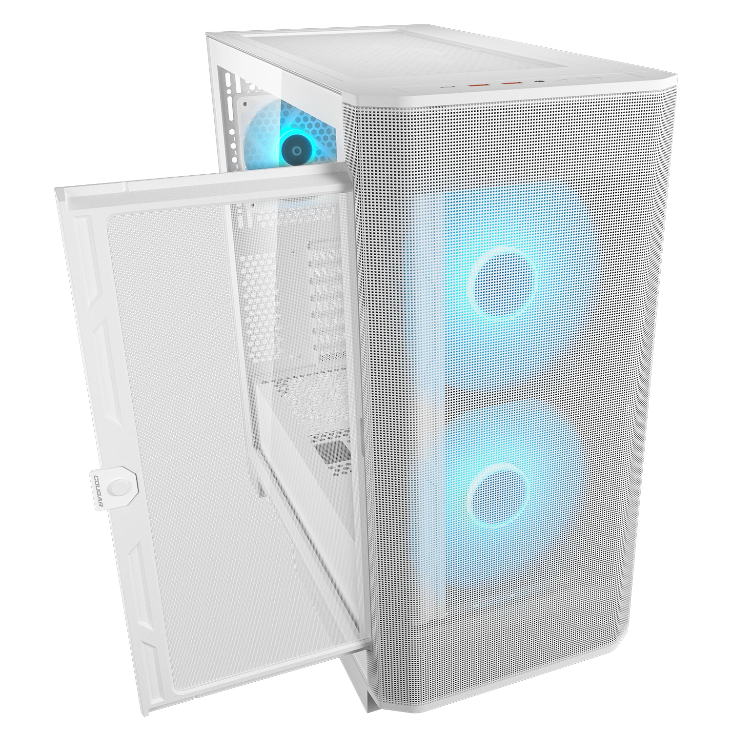 COUGAR Midi Tower Case, Airface FLO, ARGB, White – image 4
