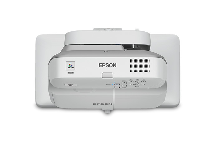 Epson PowerLite 680 Ultra short throw projector 3500 ANSI lumens 3LCD XGA (1024x768) Grey, White – image 3