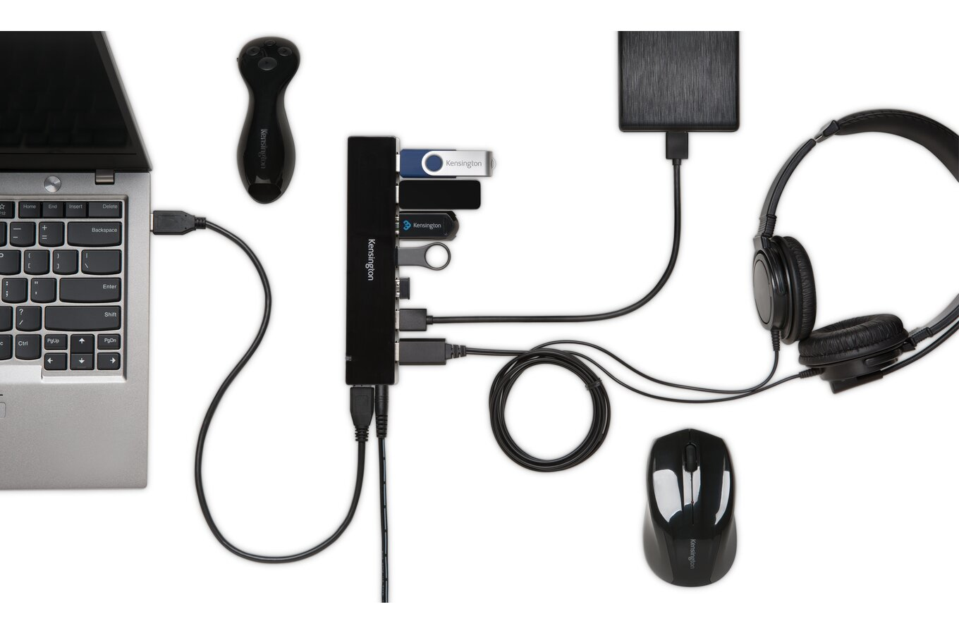 Kensington USB 3.0 7-Port Hub + Charging – image 3