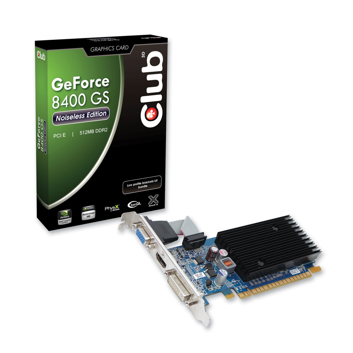 CLUB3D CGNX-HGS842LI graphics card GDDR2 – image 1