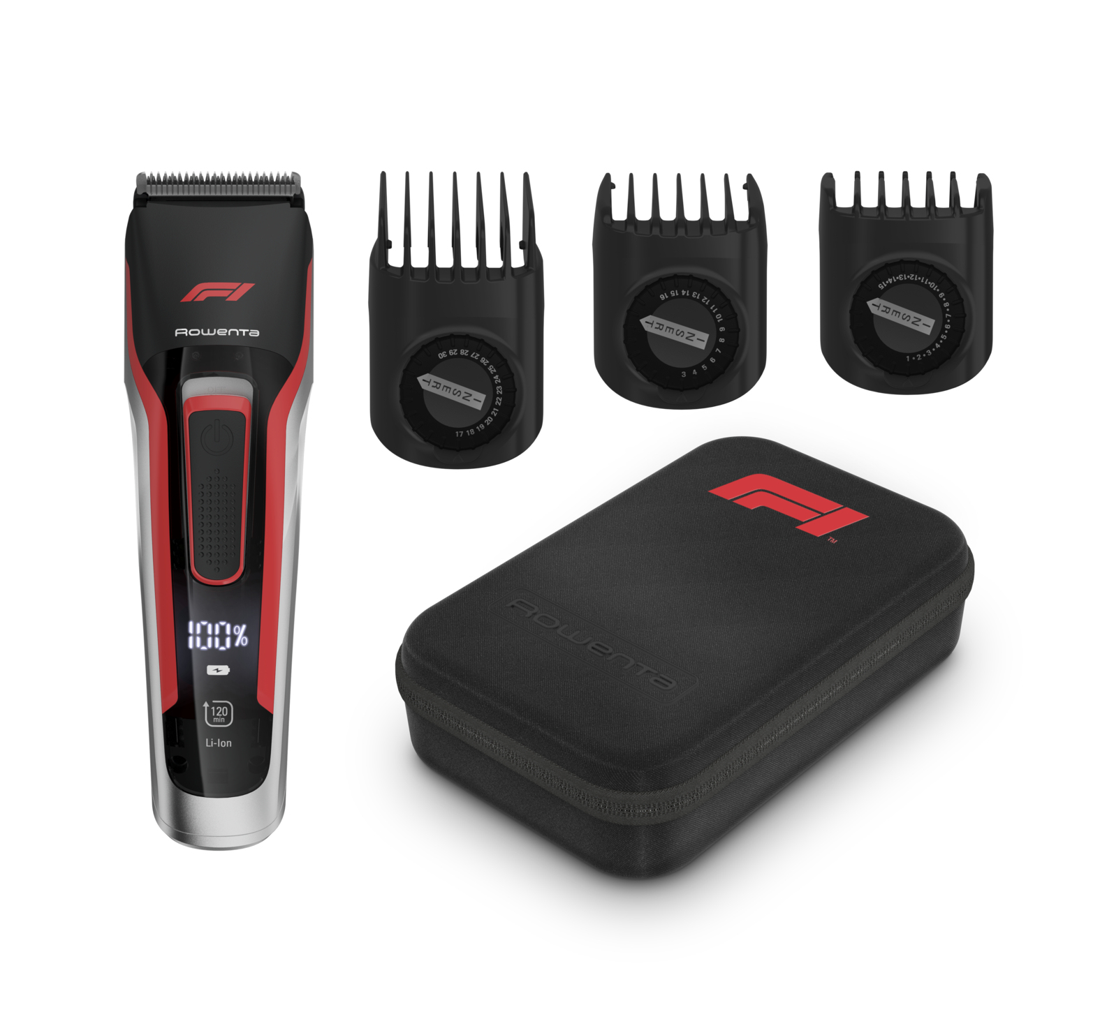 Rowenta Advancer TN524M Black, Red 29 Lithium-Ion (Li-Ion) – image 1