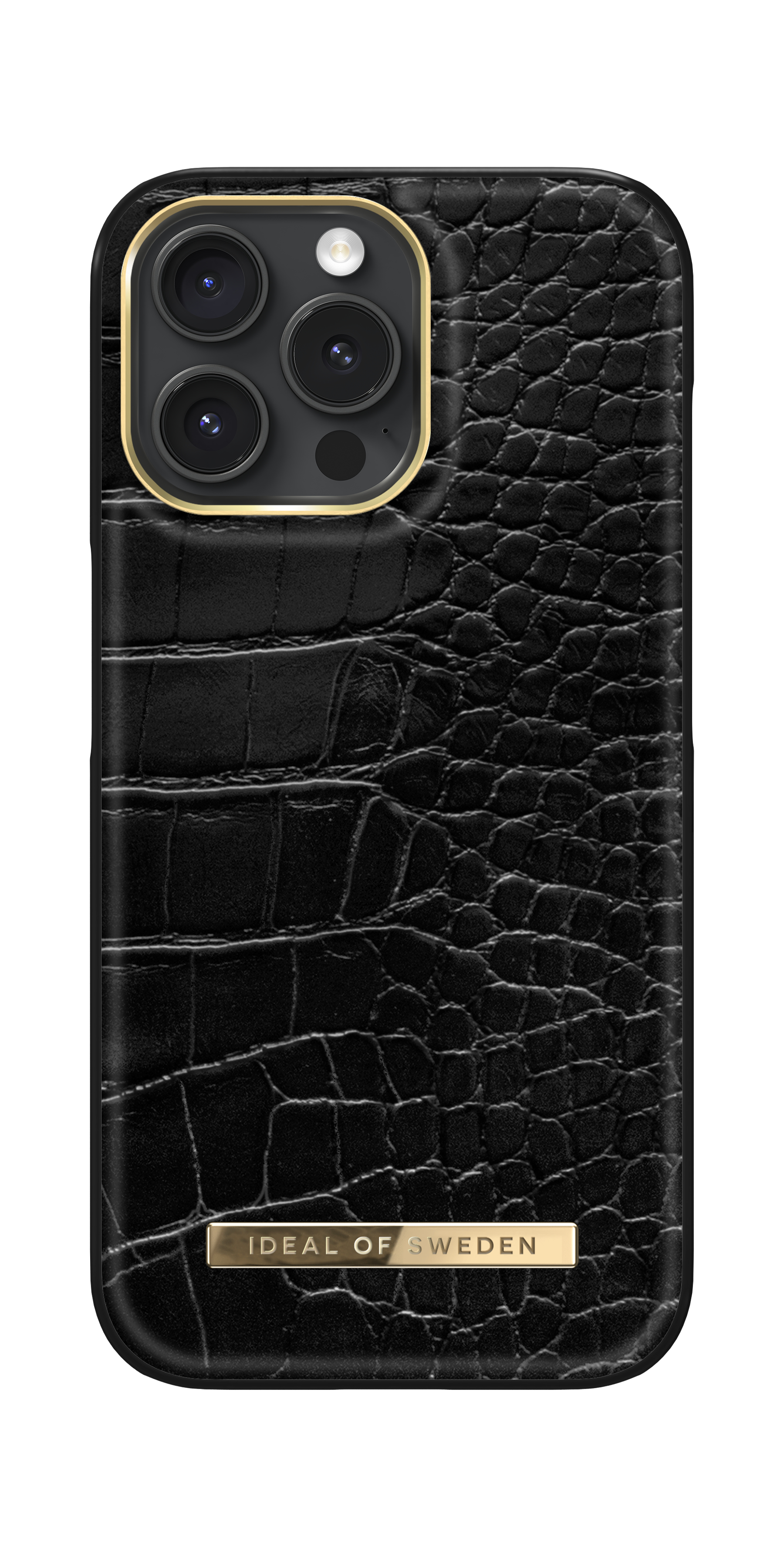 iDeal of Sweden Atelier Case iPhone 15 Pro Neo Noir Croco – image 1