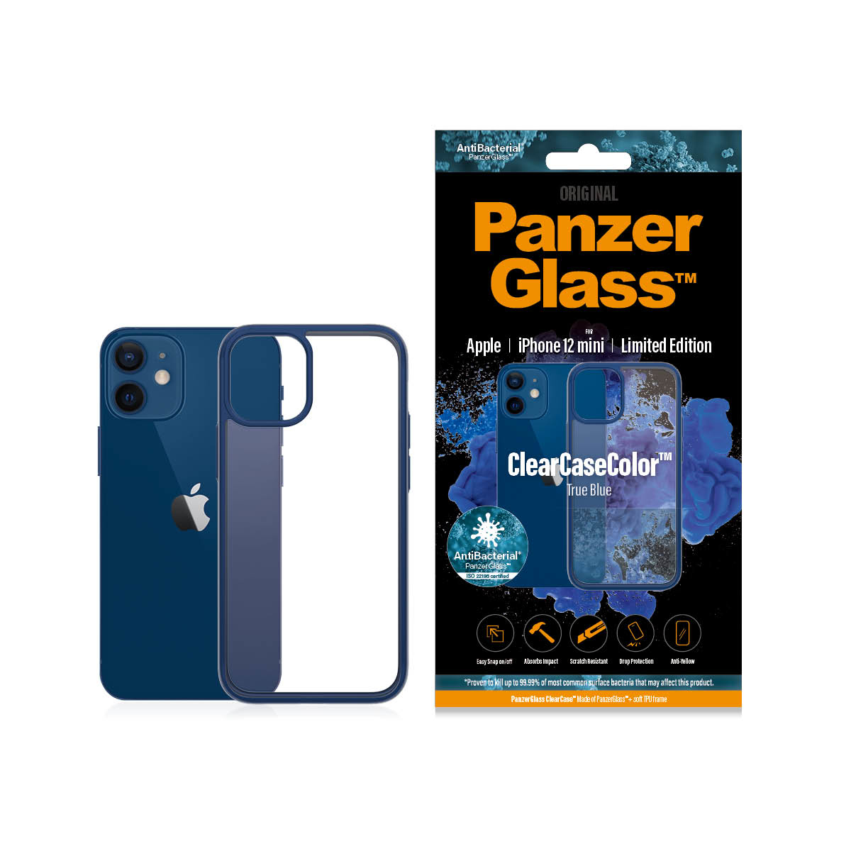 PanzerGlass ® ClearCaseColor™ iPhone 12 mini - True Blue Limited Edition – image 4