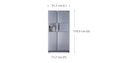 Samsung RS7778FHCSL side-by-side refrigerator Freestanding – image 9