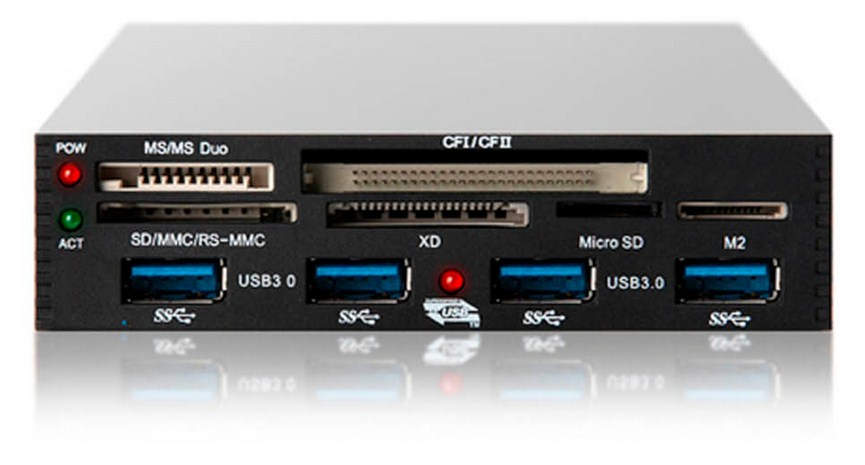 CoolBox CR750-H3 card reader USB 2.0/PCI-e, PCI Express Internal Black – image 2