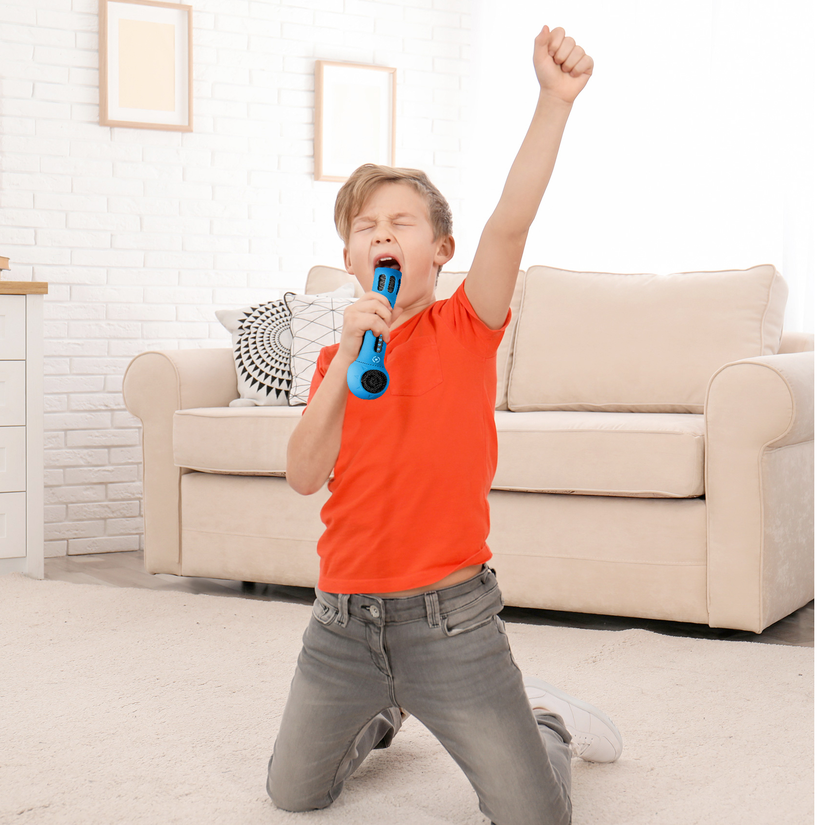 Celly Festival Blue Karaoke microphone – image 4