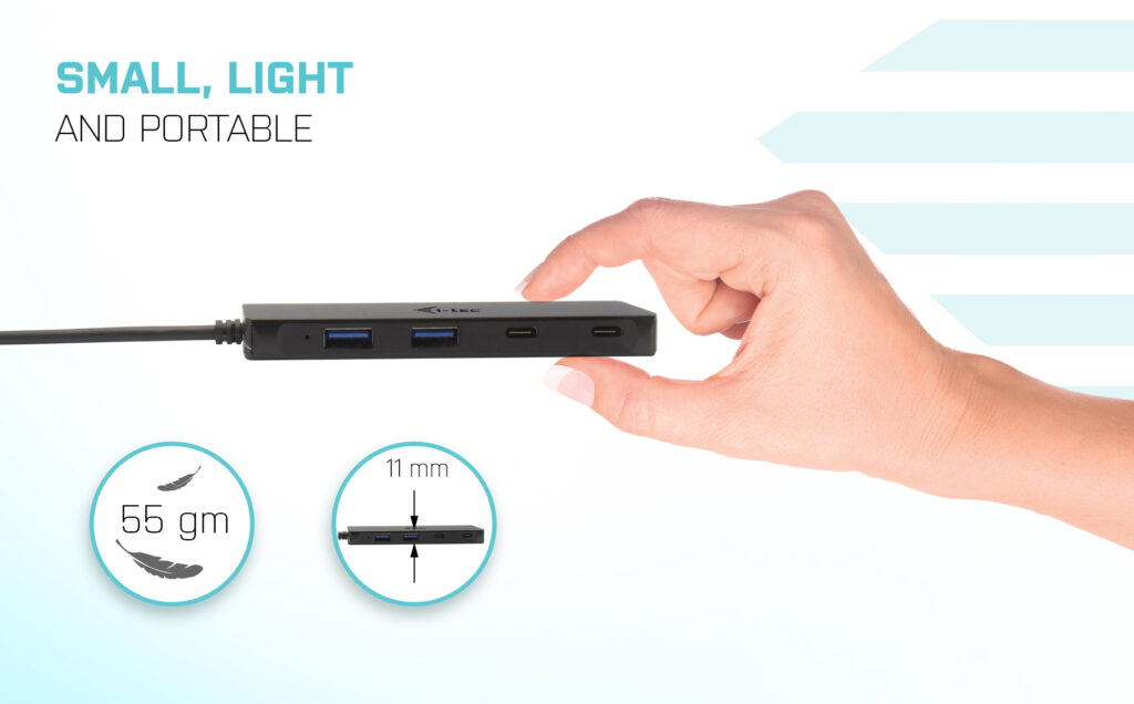 i-tec Metal USB-C HUB 2x USB 3.0 + 2x USB-C, with – image 8