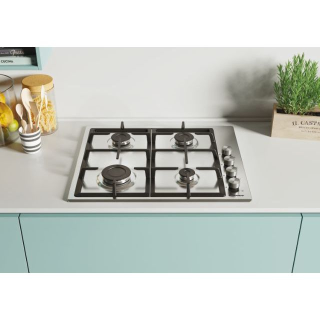 Candy CHG6LPX hob Stainless steel Built-in – image 4